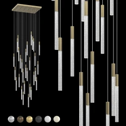 Люстра на прямоугольном основании IT-Laser-Rectangle-75x55