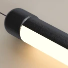 Люстра лестничная чёрная с подвесами Integrator IT-1619