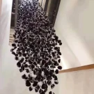 Люстра для лестницы хрустальная