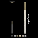 Подвесной светильник светодиодный цилиндры с пузырьками IT Laser Bubbles