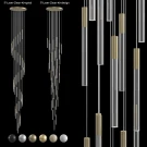 Люстра второй свет светодиодные цилиндры IT-Laser-CLean