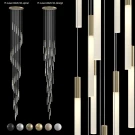 Люстра подвесные цилиндры IT-Laser