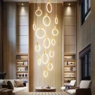 Большая подвесная люстра Integrator Led Rings IT-1623