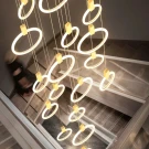 Большая подвесная люстра Integrator Led Rings IT-1623