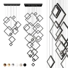 Большая люстра ромбы IT RHOMBUS