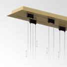 Люстра золотая второй свет Integrator IT-1629