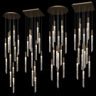 Подвесная люстра бронза IT-Laser-Bubbles-45