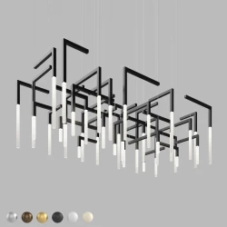 Световая композиция из подвесов IT-Light labyrinth-25x25-40