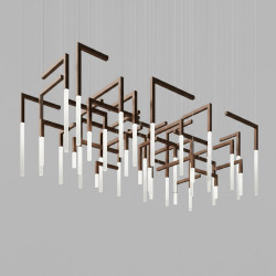 Световая композиция из подвесов IT-Light labyrinth-25x25-40