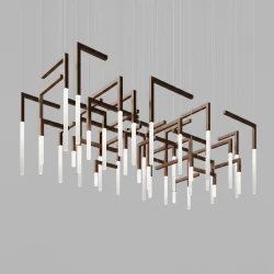 Световая композиция из подвесов IT-Light labyrinth-25x25-40