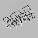 Световая композиция из светильников IT-Light Labyrinth-d30-40 Световая композиция из светильников IT-Light Labyrinth-d30-40