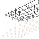 Подвесной светильник Mesh of pipes with balls-96