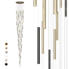 Длинная люстра Integrator IT-Laser-Round-100-BlackGold