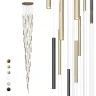 Длинная люстра Integrator IT-Laser-Round-100-BlackGold