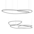 Cветодиодная большая люстра Integrator IT-Round Triangles-S