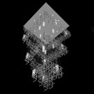Люстра стеклянные квадраты Integrator IT-Geometry-64 Люстра стеклянные квадраты Integrator IT-Geometry-64