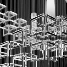 Люстра стеклянные квадраты Integrator IT-Geometry-64 Люстра стеклянные квадраты Integrator IT-Geometry-64