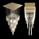 Люстра каскадная матовая IT-Laser-Square-Cascade-Matt