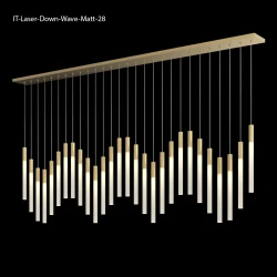 IT-Laser-Down-Wave-Matt горизонтальная люстра
