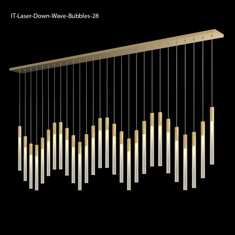 IT-Laser-Down-Wave-Bubbles люстра с подвесами