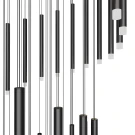 Integrator IT-669 люстра чёрная длинная подвесная