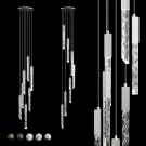 Люстра длинная подвесная Integrator Crystal Rain IT-681