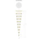 Люстра большая светодиодная IT-Laser-Matt-200-3840-1