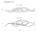 Подвесной светодиодный светильник IT-FlexMetal-1-2-3 Подвесной светодиодный светильник IT-FlexMetal-1-2-3