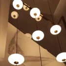 Большая подвесная люстра на второй свет IT-Flying saucers