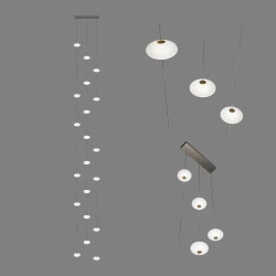 Люстра для лестницы IT-Flying saucers