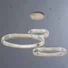 Люстра кольца большая подвесная серебряная Integrator Second Light IT-696