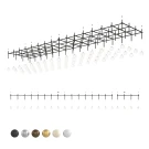 Подвесной светильник Mesh of pipes with balls