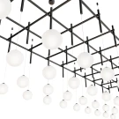 Подвесной светильник Mesh of pipes with balls