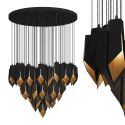 Люстра с подвесами IT-Origami-Round