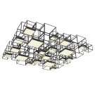 Большой светильник Integrator IT-CubeNet