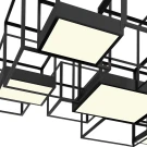 Большой светильник Integrator IT-CubeNet