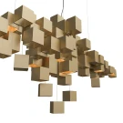Большая люстра IT Horizont cubes chandelier, LED, кубы