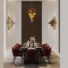 Люстра кубы IT Horizont cubes chandelier