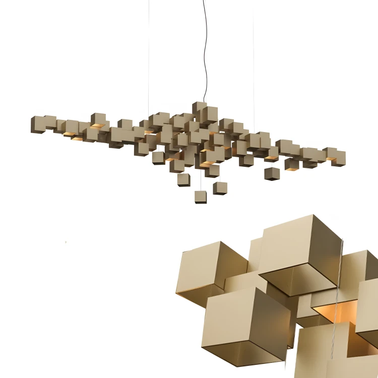 Люстра кубы IT Horizont cubes chandelier