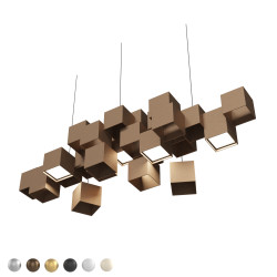 Люстра кубы IT Horizont cubes chandelier