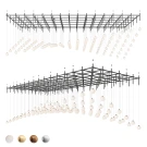 Подвесной светильник Mesh of pipes with balls-112