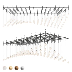 Подвесной светильник Mesh of pipes with balls-112