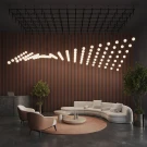 Подвесные шары светодиодные Integrator Mesh of pipes with balls-112